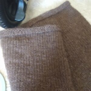 Wool neck warmer